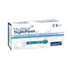 MYSTAR SYLKFEEL LANCETS25 G28