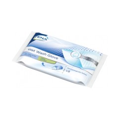 TENA WET WASH GLOVE 8PZ