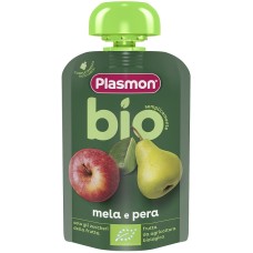 PLASMON MELA PERA BIO POUCHES