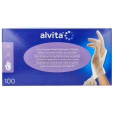 ALVITA GUANTI VINILE S/POLV L