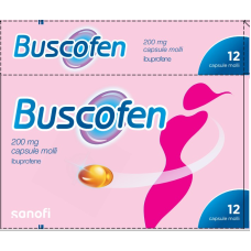 BUSCOFEN 200mg 12 Cps molli